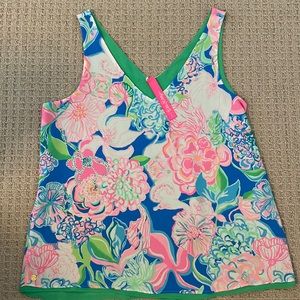 Reversible Lilly Pulitzer Florin top.